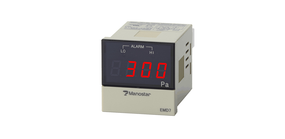 EMD7 48×48型 デジタル微差圧センサ