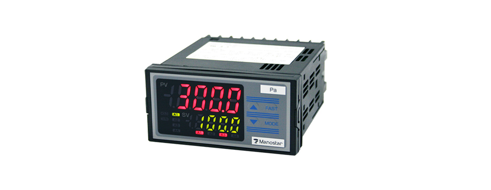 EMP5A マノスタートランスミッタとの組み合わせで圧力・風量・風速を表示